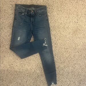 Lucky Brand Women's Distressed Blue Jeans